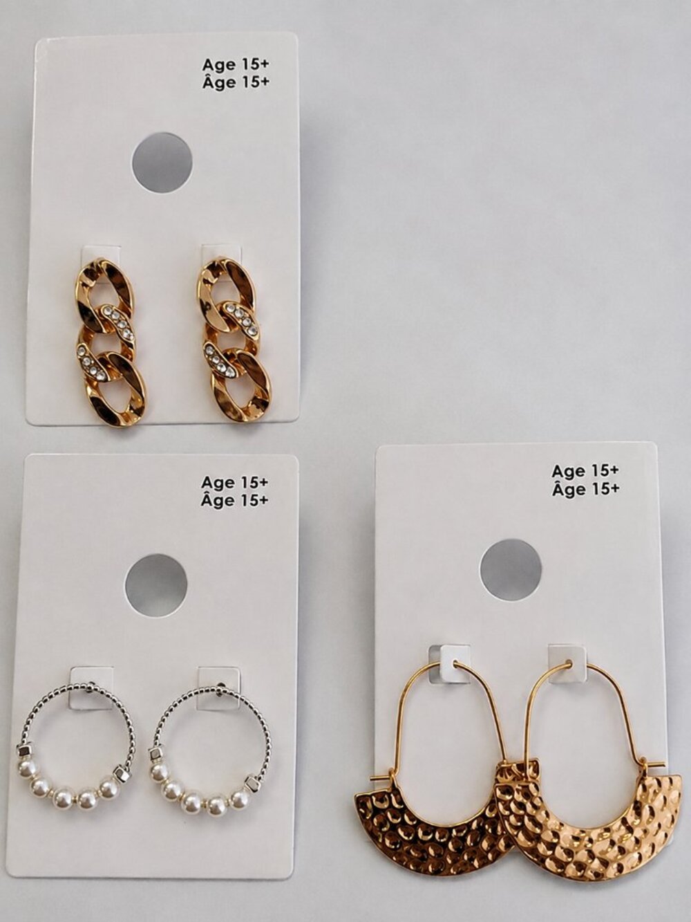 Gap earrings Lot 3 pairs